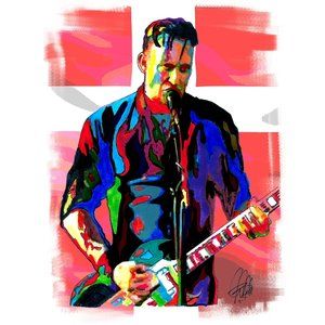 Michael Poulsen Volbeat Heavy Metal Rock Music Poster Print Wall Art 18x24